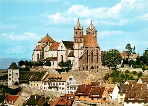 AK / Ansichtskarte Breisach_Rhein Altstadt mit St Stephansmuenster Breisach Rhein
