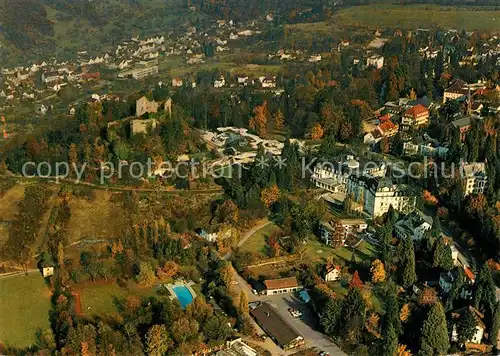 AK / Ansichtskarte Badenweiler Thermalkurort im Schwarzwald Fliegeraufnahme Badenweiler