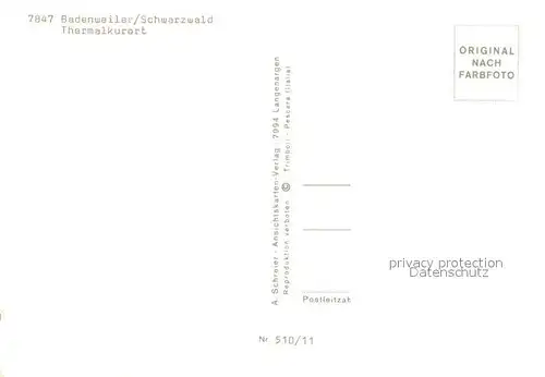 AK / Ansichtskarte Badenweiler Park Thermalkurort im Schwarzwald Badenweiler