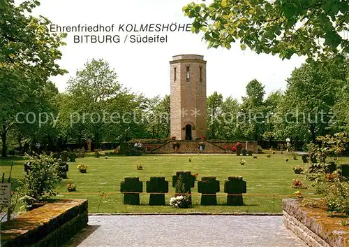 AK / Ansichtskarte Bitburg Ehrenfriedhof Kolmeshoehe Bitburg