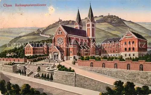 AK / Ansichtskarte Cham_Oberpfalz Redemptoristenkloster Cham Oberpfalz