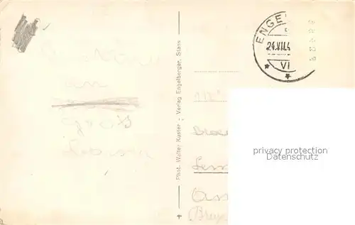 AK / Ansichtskarte Engelberg_OW Alpines Schwimmbad mit Titlis Engelberg OW