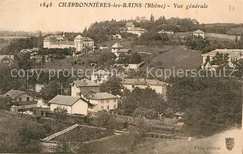 AK / Ansichtskarte Charbonnieres les Bains Vue generale Charbonnieres les Bains