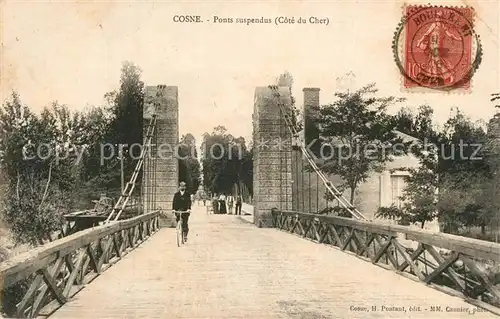 AK / Ansichtskarte Cosne Cours sur Loire Ponts suspendus Cosne Cours sur Loire