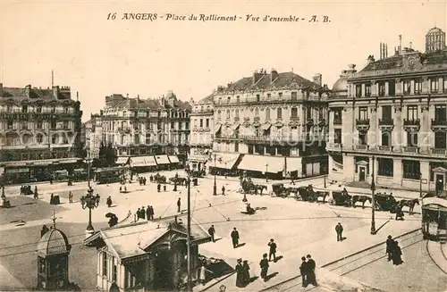 AK / Ansichtskarte Angers Place du Ralliement Vue d ensemble Angers