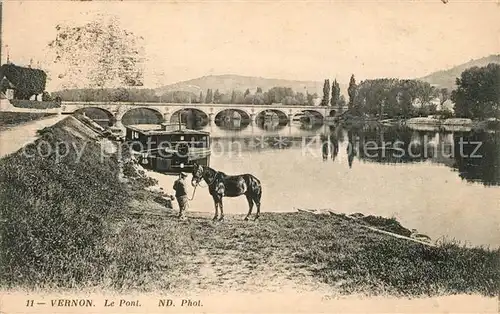 AK / Ansichtskarte Vernon_Ardeche Le Pont Vernon Ardeche