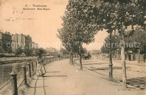 AK / Ansichtskarte Toulouse_Haute Garonne Boulevard Bon Repos Toulouse Haute Garonne