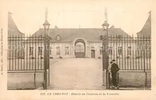 AK / Ansichtskarte Le_Creusot_Saone et Loire Entree du Chateau de la Verrerie Le_Creusot_Saone et Loire
