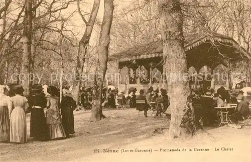 AK / Ansichtskarte Nerac Promenade de la Garenne le chalet Nerac