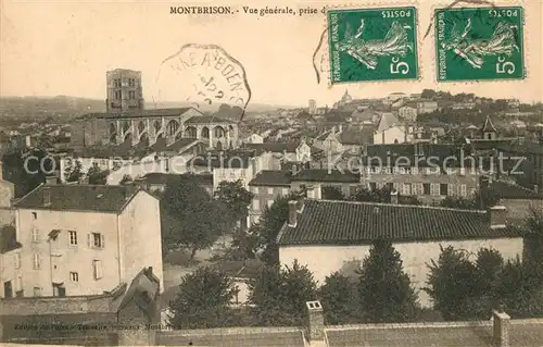 AK / Ansichtskarte Montbrison_Loire Vue generale Montbrison Loire
