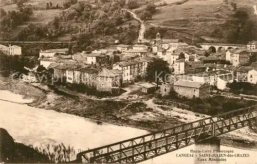 AK / Ansichtskarte Saint Julien des Chazes Vue generale Pont Saint Julien des Chazes