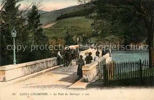 AK / Ansichtskarte Saint Chamond Pont du Barrage Saint Chamond
