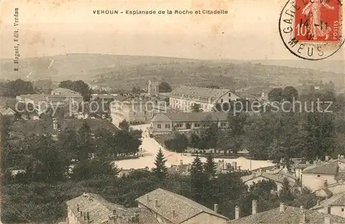AK / Ansichtskarte Verdun_Meuse Esplanade de la Roche et Citadelle Verdun Meuse