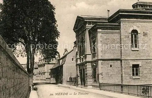 AK / Ansichtskarte Mende Le Theatre Mende