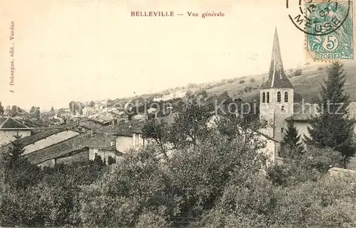 AK / Ansichtskarte Belleville sur Meuse Vue generale Eglise Belleville sur Meuse