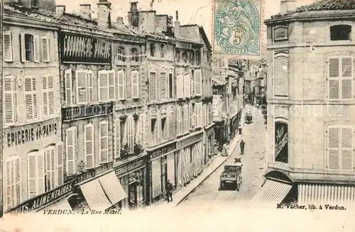 AK / Ansichtskarte Verdun_Meuse Rue Mazel Verdun Meuse