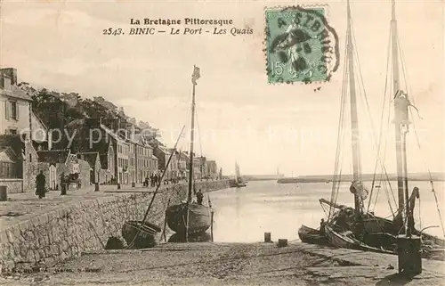 AK / Ansichtskarte Binic_Cotes_d_Armor Le Port et les quais Binic_Cotes_d_Armor