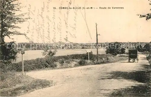 AK / Ansichtskarte Combs la Ville Route de Varennes Combs la Ville