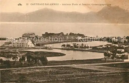 AK / Ansichtskarte Salammbo_Carthage_Karthago anciens Ports et Institut Oceanographique 