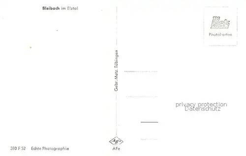 AK / Ansichtskarte Bleibach Panorama Elztal Schwarzwald Bleibach