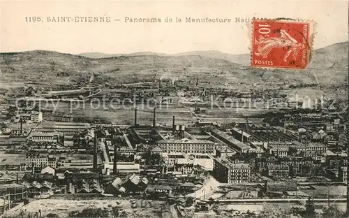 AK / Ansichtskarte Saint Etienne_Loire Panorama de la Manufacture Nationale Saint Etienne Loire