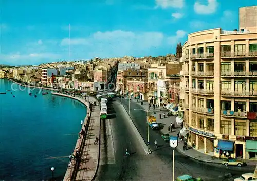 AK / Ansichtskarte Sliema The Strand Uferstrasse Sliema