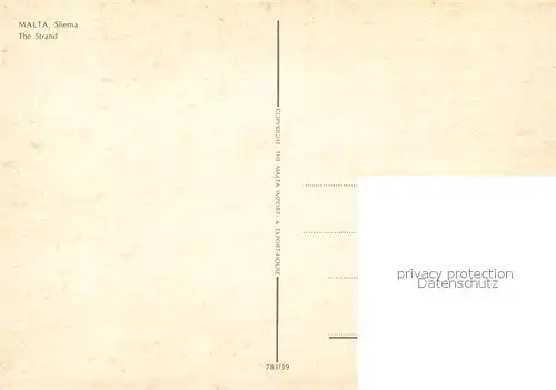 AK / Ansichtskarte Sliema The Strand Uferstrasse Sliema