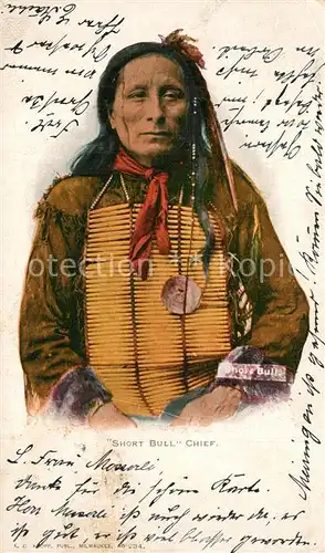 AK / Ansichtskarte Indianer_Native_American Short Bull Chief  
