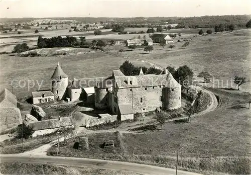 AK / Ansichtskarte Coussay les Bois Chateau de la Vervallieres XVe siecle vue aerienne Coussay les Bois