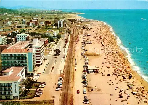 AK / Ansichtskarte Malgrat_de_Mar Vista aerea de la playa Malgrat_de_Mar