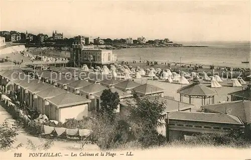 AK / Ansichtskarte Pontaillac Les Cabines la Plage Pontaillac