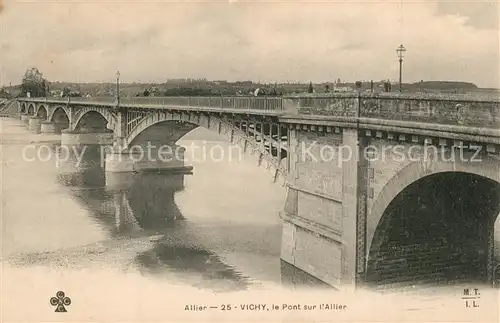 AK / Ansichtskarte Vichy_Allier Pont sur Allier Vichy Allier