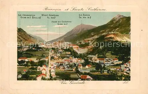 AK / Ansichtskarte Briancon Sainte Catherine Panorama Briancon