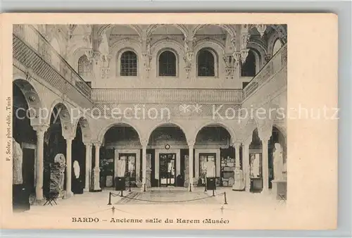 AK / Ansichtskarte Le_Bardo_Tunis Ancienne salle du Harem Musee Le_Bardo_Tunis