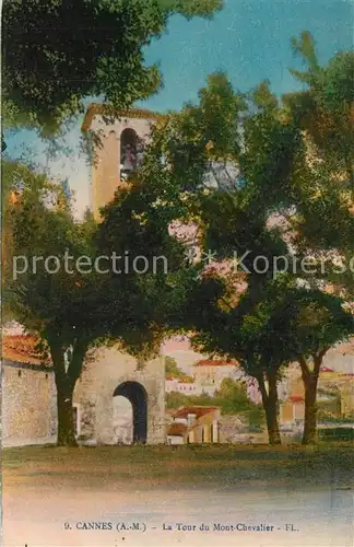 AK / Ansichtskarte Cannes_Alpes Maritimes La Tour du Mont Chevalier Cannes Alpes Maritimes
