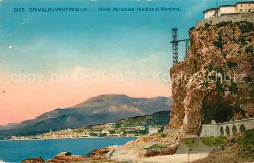 AK / Ansichtskarte Grimaldi_di_Ventimiglia Hotel Miramare Grimaldi_di_Ventimiglia