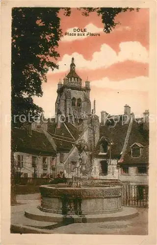 AK / Ansichtskarte Dole_Jura Place aux Fleurs Dole_Jura