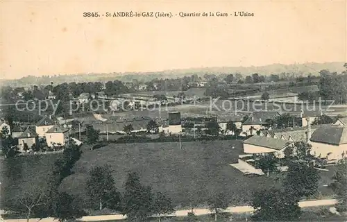 AK / Ansichtskarte Saint Andre le Gaz Quartier de la Gare Usine Saint Andre le Gaz