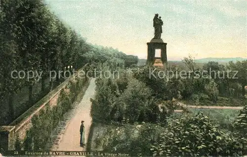 AK / Ansichtskarte Graville Sainte Honorine La Vierge Noire Graville Sainte Honorine