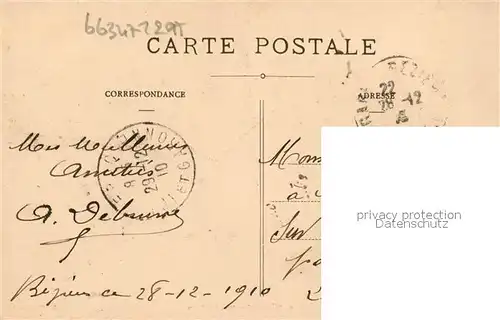 AK / Ansichtskarte Beziers Panorama Chateau Beziers