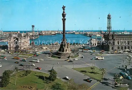 AK / Ansichtskarte Barcelona_Cataluna Monumento a Colon Barcelona Cataluna
