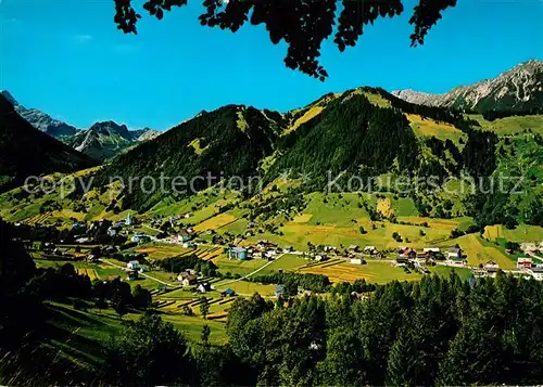 AK / Ansichtskarte Brand_Vorarlberg Panorama mit Niggenkopf Alpen Brand Vorarlberg