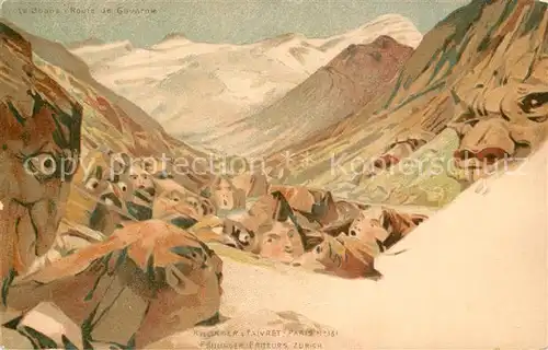 AK / Ansichtskarte Berggesichter Gavarnie Verlag Killinger Nr. 131 Litho 