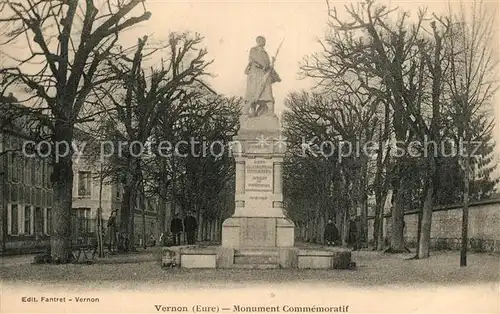 AK / Ansichtskarte Vernon_Eure Monument Commemoratif Vernon Eure