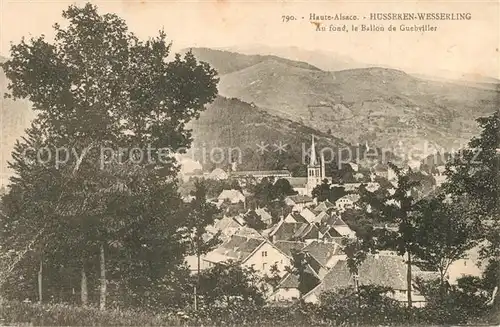 AK / Ansichtskarte Husseren Wesserling Ballon de Guebviller  Husseren Wesserling
