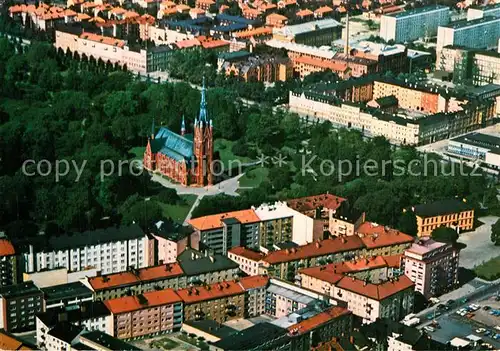 AK / Ansichtskarte Norrkoeping Matteux Kyrka Fliegeraufnahme Norrkoeping