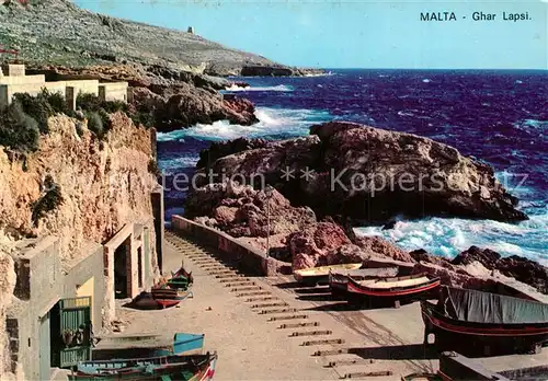 AK / Ansichtskarte Ghar_Lapsi Kuestenort Brandung Ghar_Lapsi