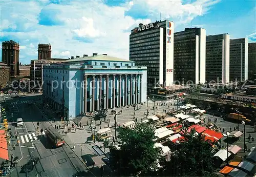 AK / Ansichtskarte Stockholm Hoetorget och Konserthuset Concert Hall Stockholm