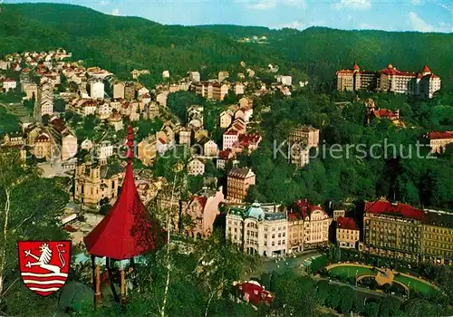 AK / Ansichtskarte Karlovy_Vary Celkovy pohled na stred lazni Sanatorium Imperial Karlovy Vary