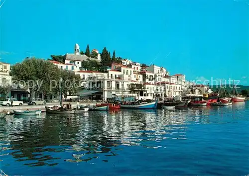 AK / Ansichtskarte Skiathos Hafen Skiathos